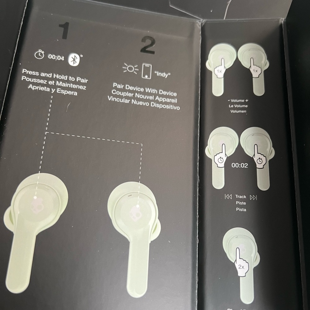 Genuine Skullcandy Indy True Wireless Bl , Note: only right side working